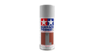 Tamiya - Surface Model ABS / Wood / Metal Spray Primer LARGE Grey - 87042 (180ML)