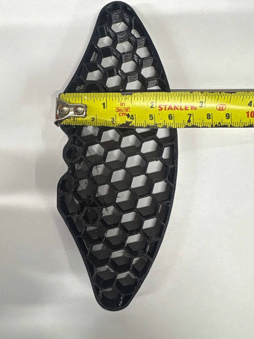 3D printed flexi bumper - Carten / Louise T410 - 1cm Thick x 16cm Wide x 6cm deep (Medium wide) low profile Touring Car Light Weight