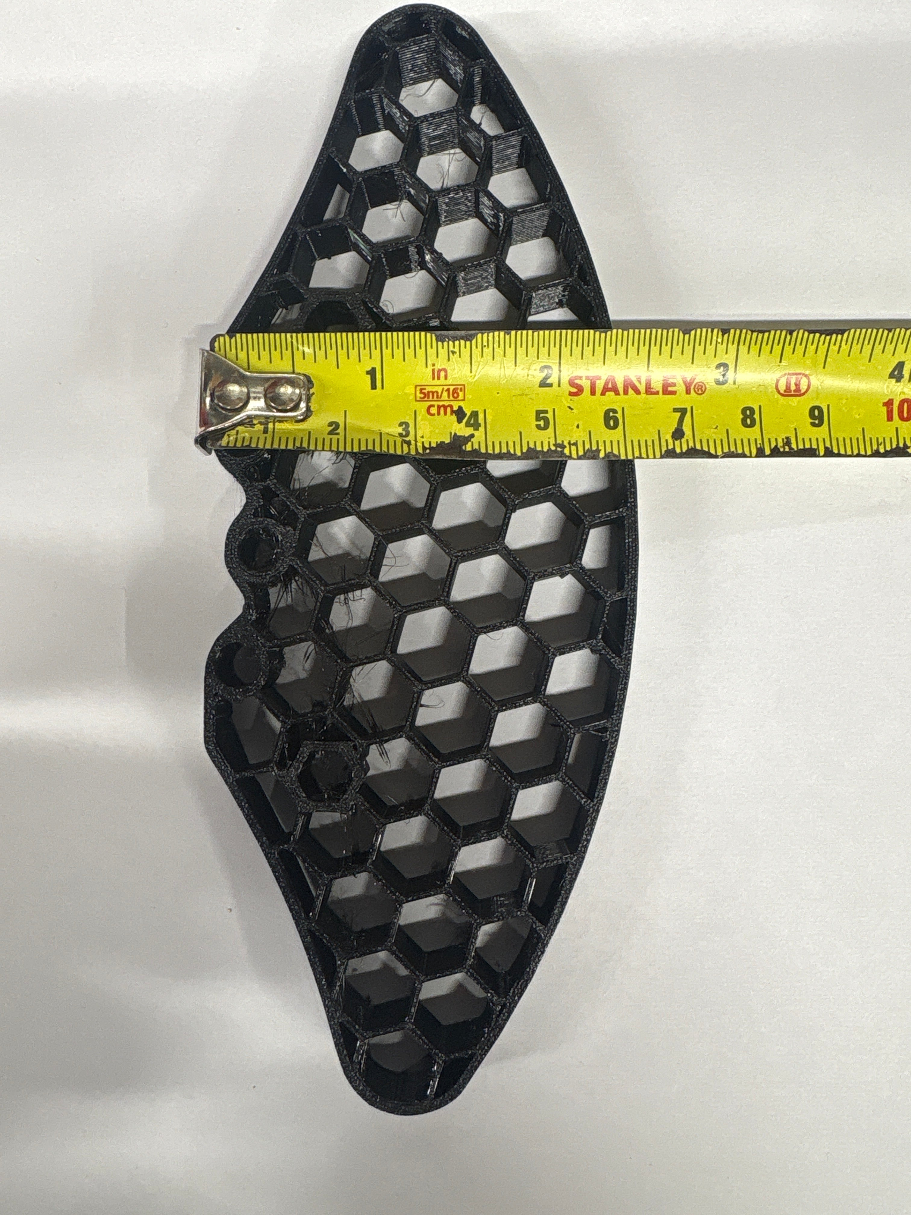3D printed flexi bumper - Carten / Louise T410 - 1cm Thick x 16cm Wide x 6cm deep (Medium wide) low profile Touring Car Light Weight