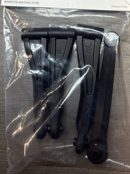 PD RACING SPARES - 1/10TH TK10 & TR10 - Front & Rear Upper Arms 2PCS - PD861-009