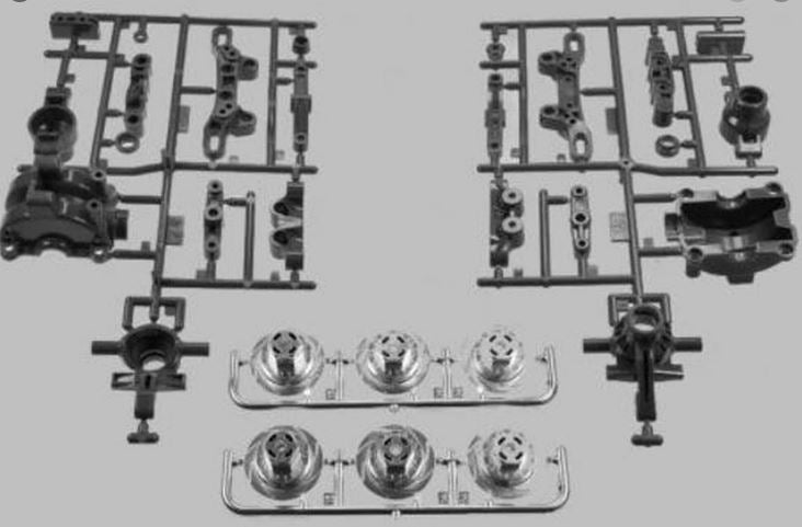 Tamiya - RC A PARTS: 58584 Item No. 9000614 TT02D (Upgrade for the TT02 - Same parts but