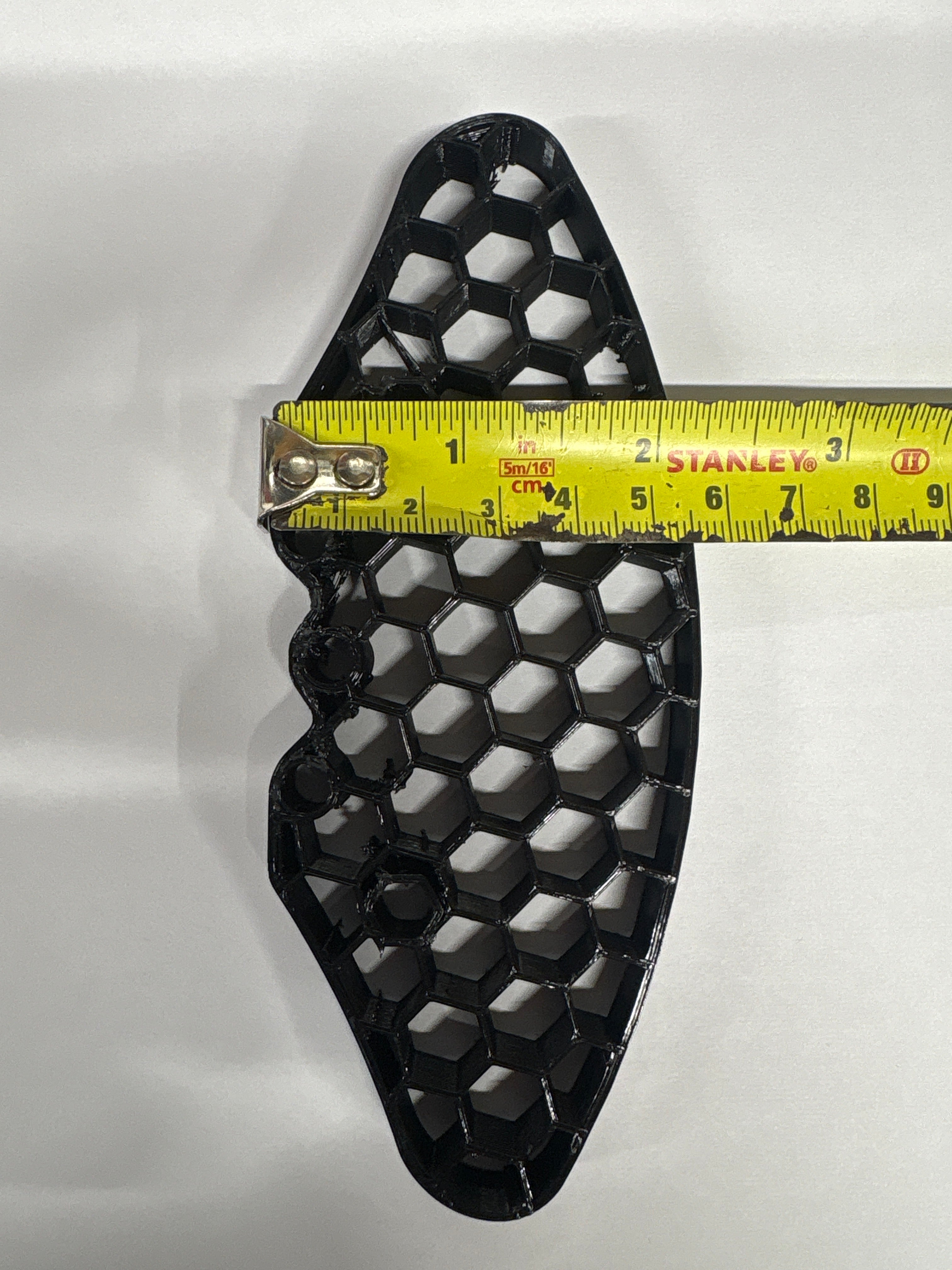3D printed flexi bumper - Carten / Louise T410 - 1cm Thick x 14.5 Wide x 5.5cm deep (Medium) low profile Touring Car Light Weight
