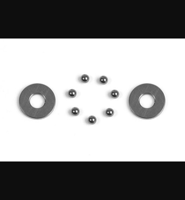 Xray - Xray Spare Parts CARBIDE BALL-BEARING AXIAL 2.8x6.5x0.8 - XR930128