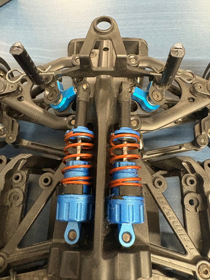 Tamiya - 58681 (Nearly New) RC Formula E Gen2 1/10 4wd Car TC01 (with upgrades and unpainted body - Brushless 10.5T Motor & M-tronics ESC Included)