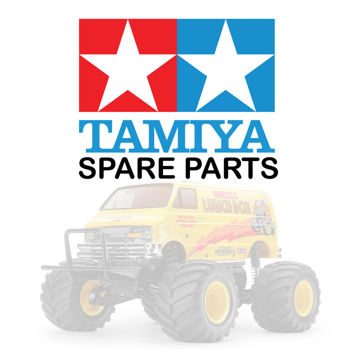 Tamiya - Lunch Box EVO 58755 D Parts - Battery Holder/Shock Mounts - 9007815