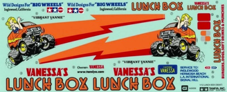 Tamiya - Lunch Box Stickers - 9495470 TAMIYA SPARES