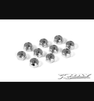 Xray - Xray Spare Parts NUT M2.5 - SHORT (10) - XR960026