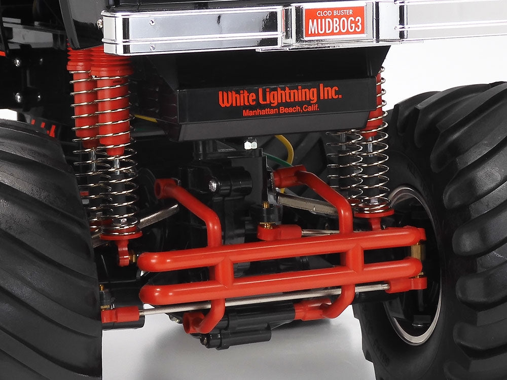 TAMIYA - 47432 SUPER CLOD BUSTER Black Edition - 1/10 4WD OFF ROAD TRUCK - W/MOTORS & ESC