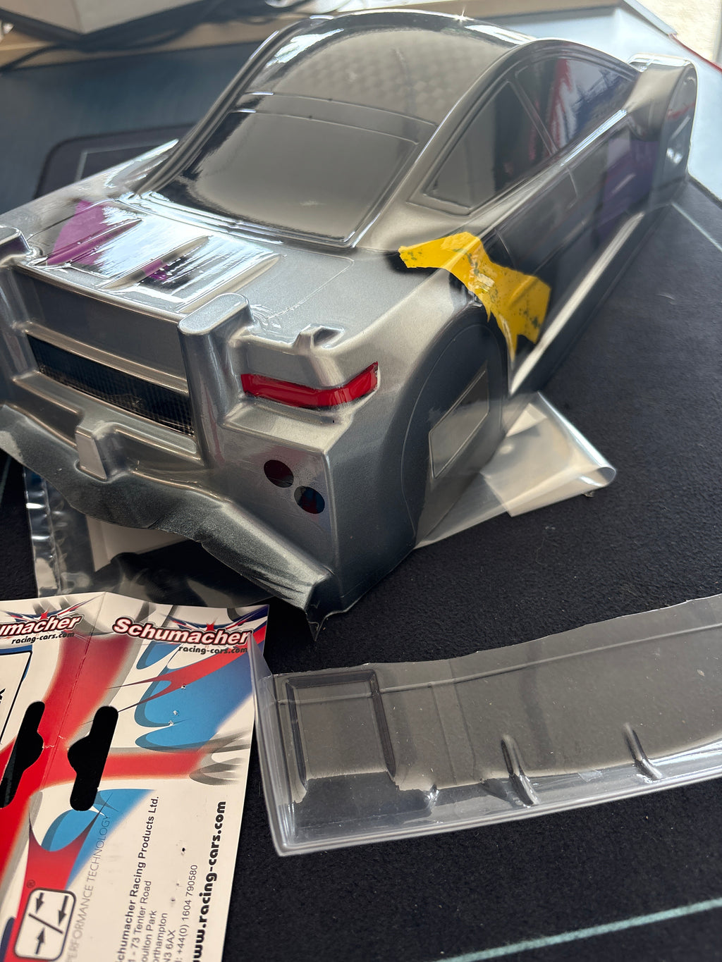 XTREME TWISTER - 1/10 RC CAR - ETS TC BODY SHELL - PRO 100% AIRBRUSHED! UNCUT
