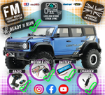 FTX - OUTBACK CENTAUR 4X4 RTR 1:10 TRAIL CRAWLER - BLUE - Rock Crawler - FTX5475B