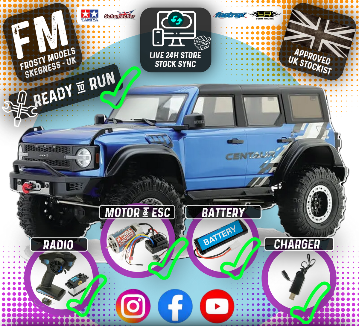 FTX - OUTBACK CENTAUR 4X4 RTR 1:10 TRAIL CRAWLER - BLUE - Rock Crawler - FTX5475B