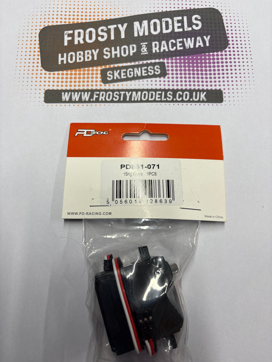 PD RACING SPARES - 1/10TH TK10 & TR10 - 15Kg Servo    1PCS