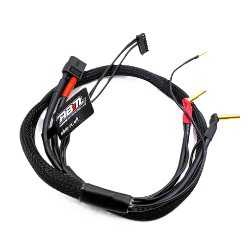 ABM - 60cm long 2S BALANCE CHARGE LEAD XT60 CONNECTOR to 4mm & 5mm Bullets + 2mm Balance Wire - ABM30001