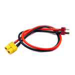 SKY RC - 12cm BATTERY CHARGER CHARGE LEAD Female XT60 to Male T-PLUG / DEANS - SK-600023-15 (6Amp Max 14-16AWG wire)