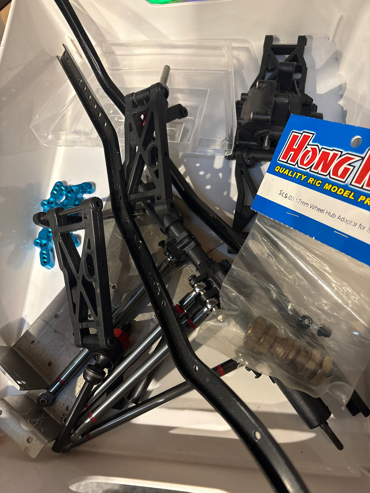 Used - RC Car spares, rock crawler chassis, buggy diff etc