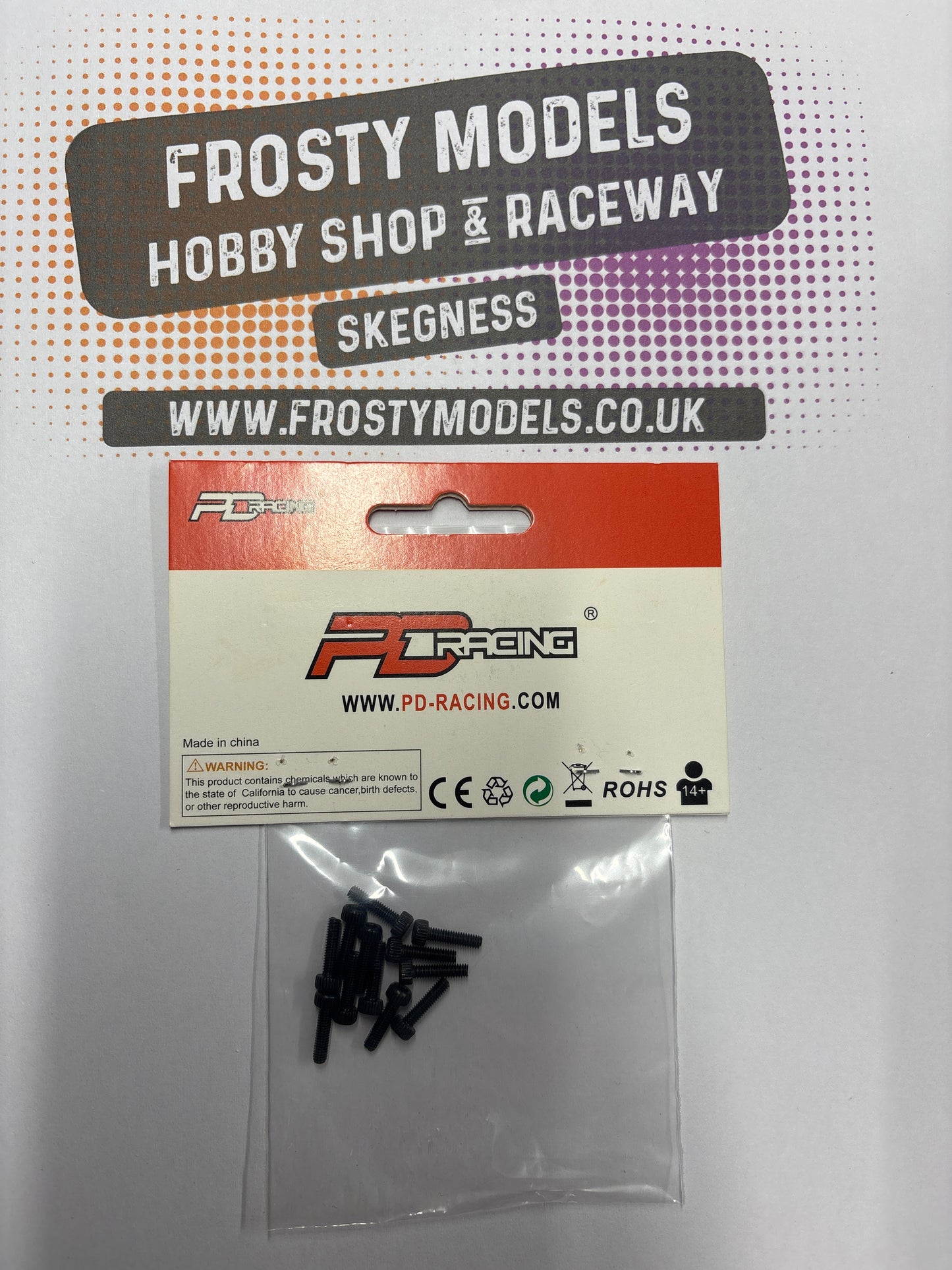PD RACING SPARES - 1/10TH TK10 & TR10 - Hex Screw HM2.5*10   12PCS