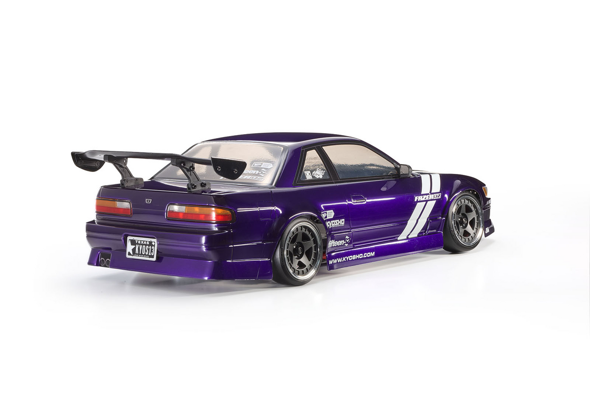 KYOSHO - FAZER D2 NISSAN SILVIA S13 TUNED PURPLE 1/10 RC Drift Car - DRIFT READYSET - K.34503T1B