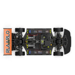 Rlaarlo - AK-787 Carbon Brushless 1/10 Scale RC Race Car RTR - Blue (Dual Motor Version) - AK-787O-CV2