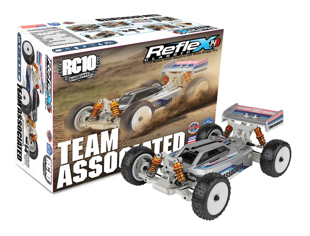 TEAM ASSOCIATED - REFLEX 14B (1/14th) BUGGY CLASSIC KIT Team - AS20193 (Kit form buggy - no electrics)