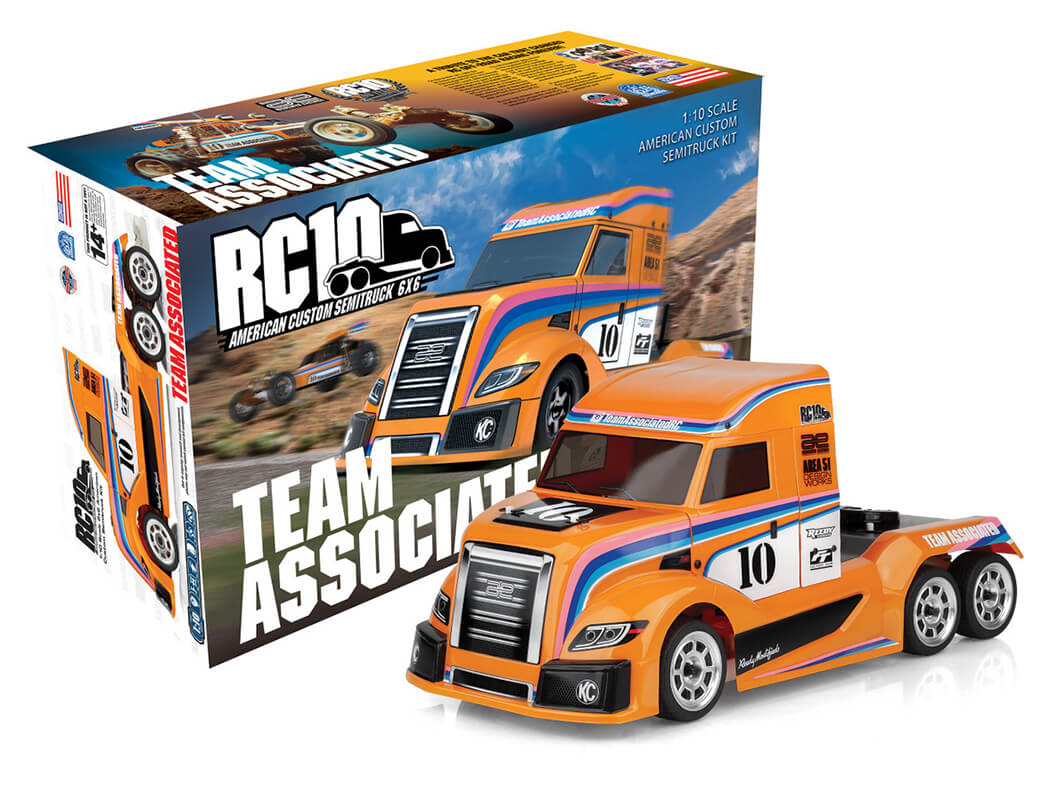 TEAM ASSOCIATED - RC10 6X6 AMERICAN CUSTOM SEMITRUCK KIT (Like Euro Truck - Same Size)