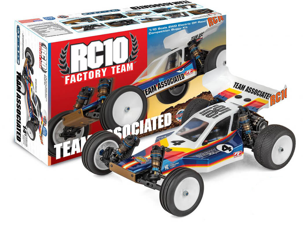 (Pre-order - next batch) TEAM ASSOCIATED - RC10 1/10 FACTORY TEAM KIT Buggy - AS6049 (No Electrics)