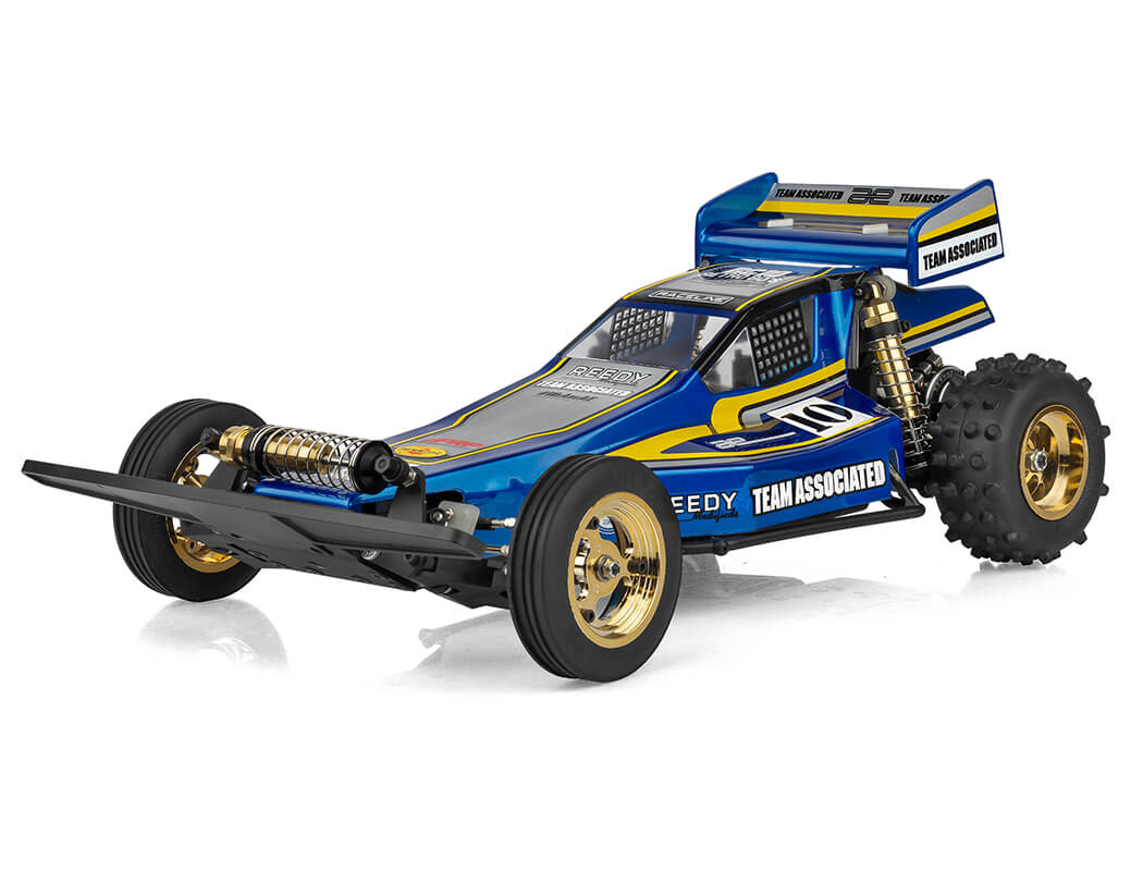 TEAM ASSOCIATED - 1/10 RC Buggy 2WD RC10 ULTRA FOX KIT (Retro 80's) - AS6051
