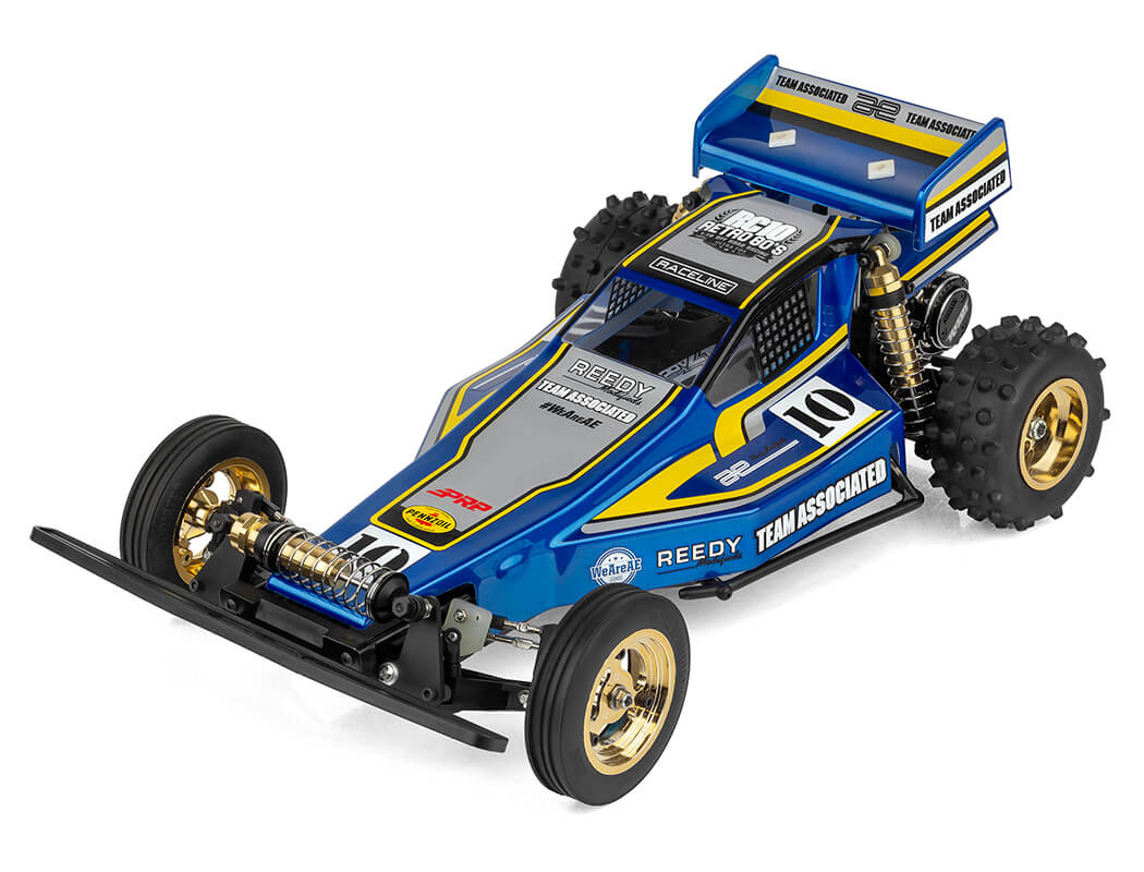 TEAM ASSOCIATED - 1/10 RC Buggy 2WD RC10 ULTRA FOX KIT (Retro 80's) - AS6051