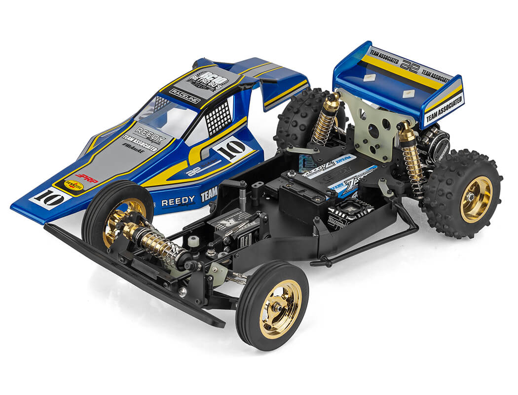 TEAM ASSOCIATED - 1/10 RC Buggy 2WD RC10 ULTRA FOX KIT (Retro 80's) - AS6051