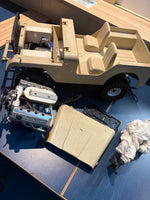 Used - Unfinished Rock Crawler Project (1/10 chassis & 7th scale Body & Figure) Motor, Servo Included