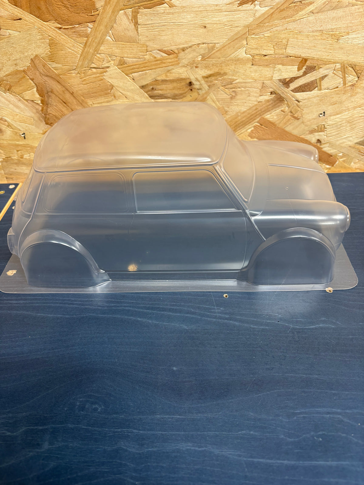 Tamiya - Official Mini Cooper Racing Clear Body - 210mm Wheelbase - 1825349 (No Stickers - Body Mould Only)