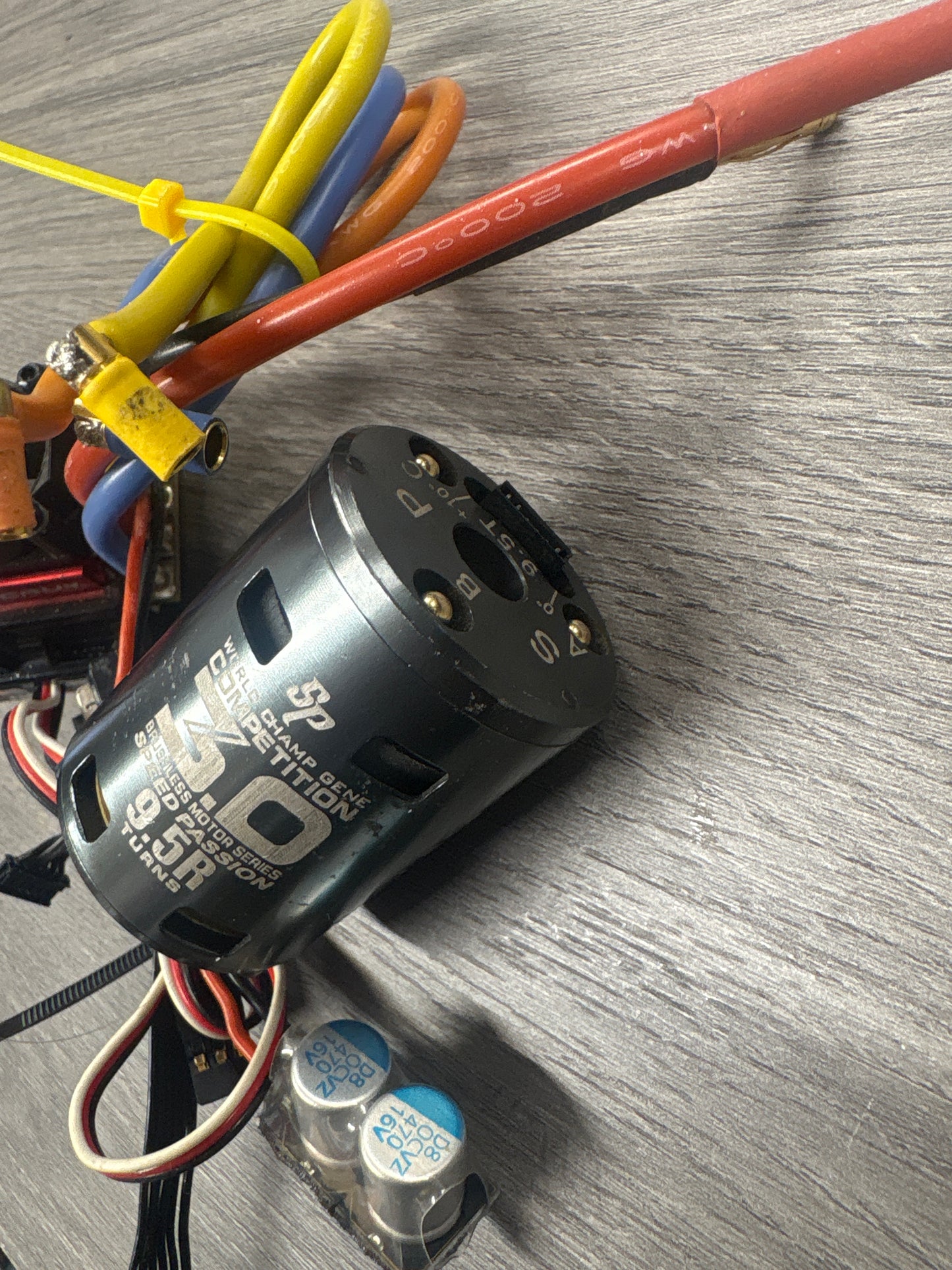 (#2) Tested/Used - Hobbywing Quicrun 10BL120 ESC 120Amp Brushless & Speed Passion Comp 3.0 9.5T Combo (ideal for 1/10 Buggies)