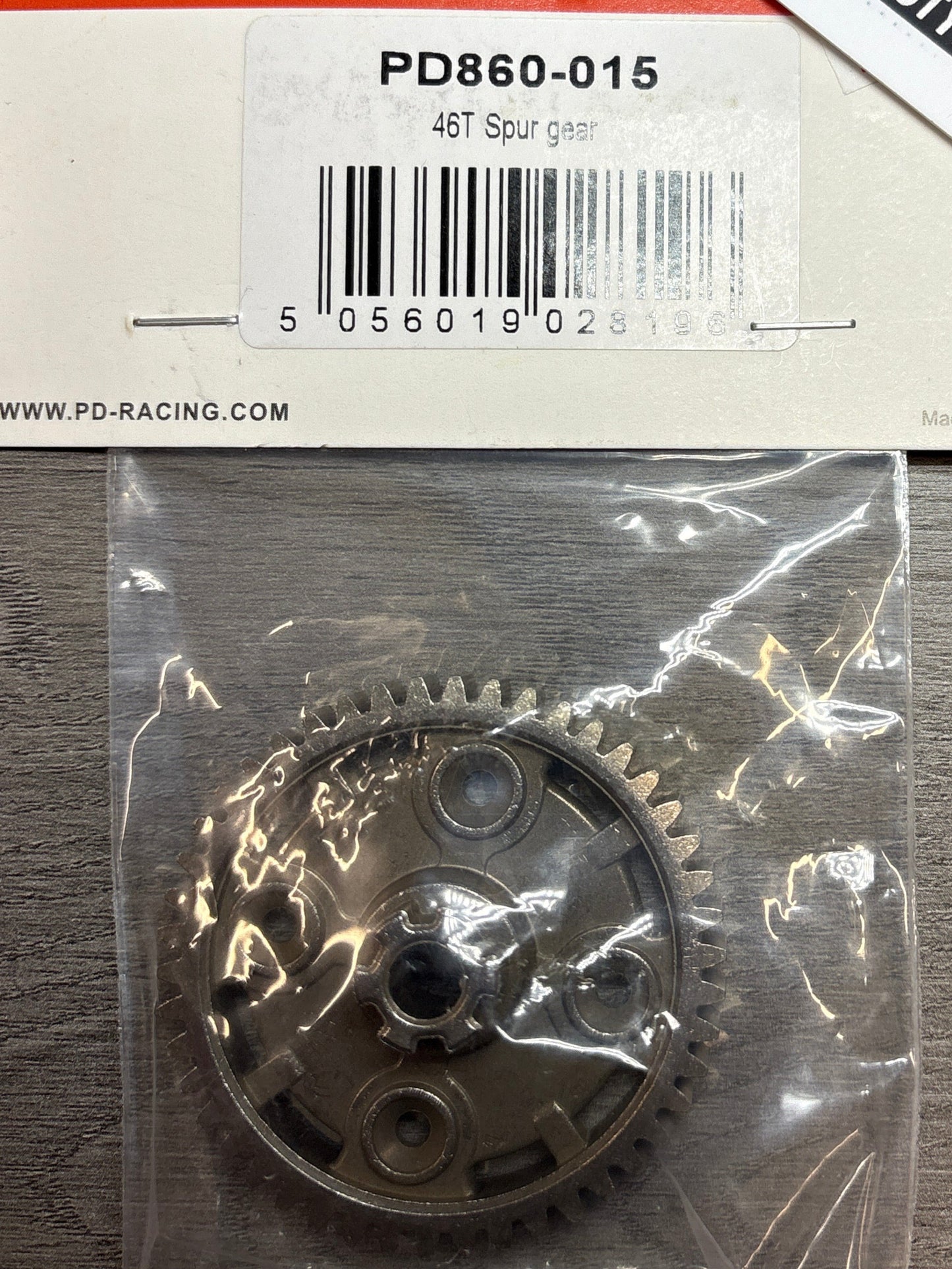 PD RACING SPARES - 1/10TH TK10 & TR10 - 4S TK10 / TR10 - 46T Spur gear - PD860-015