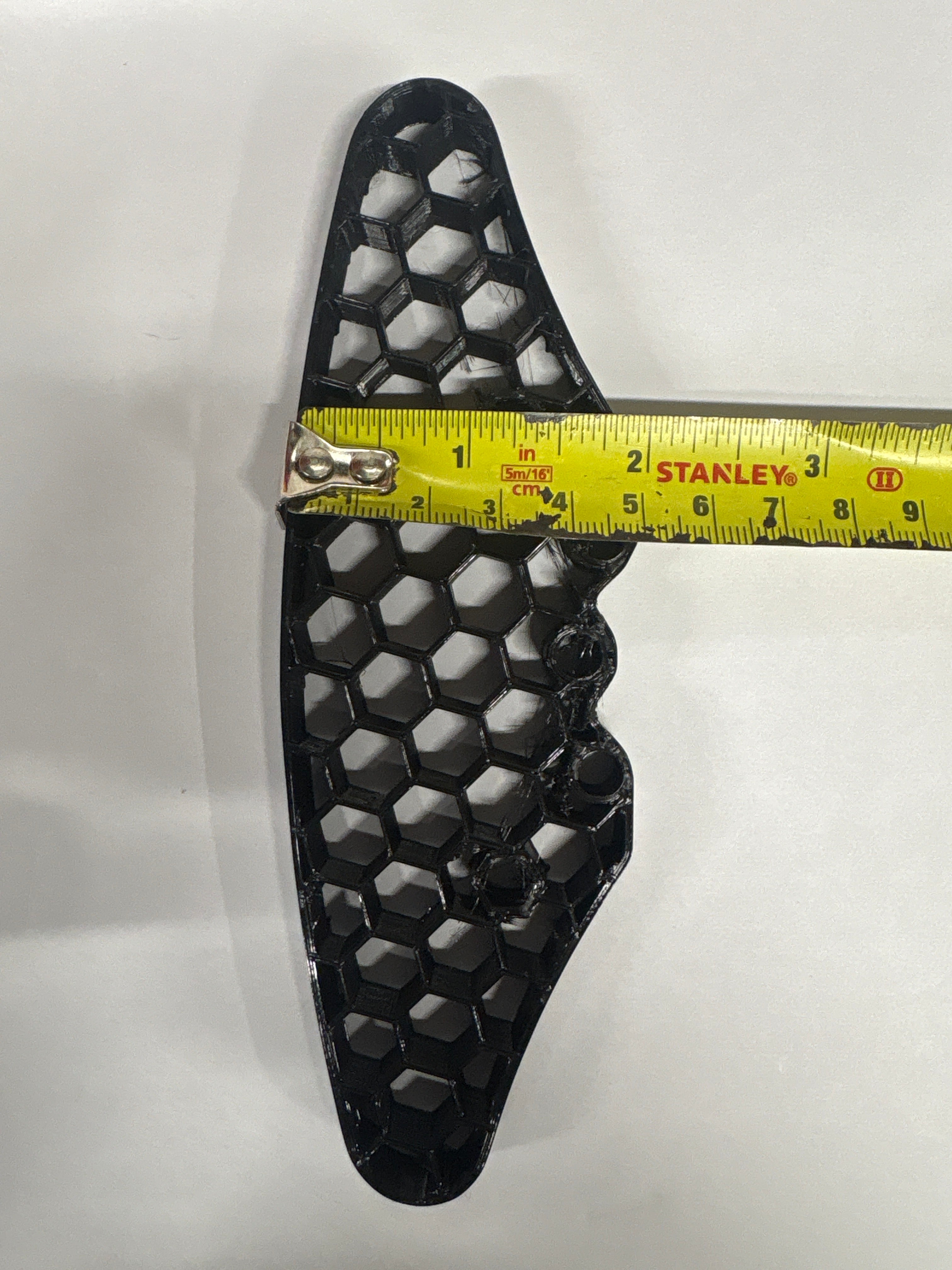 3D printed flexi bumper - Carten / Louise T410 - 1cm Thick x 16cm Wide x 5cm deep (Medium wide) low profile Touring Car Light Weight