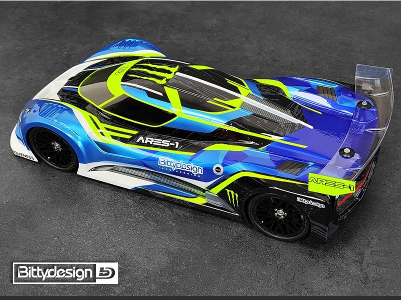 Bittydesign - Ares-1 ETS Touring 1/10 Body Shell 190mm Wide 256mm Wheelbase - BD-GT-190AS1