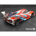 Bittydesign - Ares-1 ETS Touring 1/10 Body Shell 190mm Wide 256mm Wheelbase - BD-GT-190AS1
