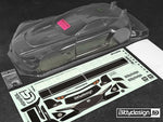 Bittydesign - AHURA ETS Touring 1/10 Body Shell 190mm Wide 256mm Wheelbase - BDGT-190-AHU