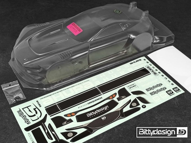 Bittydesign - AHURA ETS Touring 1/10 Body Shell 190mm Wide 256mm Wheelbase - BDGT-190-AHU