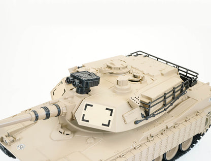 BROTHER TANK - RC RTR Tracked 1:18 USA M1A2 DESERT STORM (BB & WATER BOMB) w/Radio/Battery/Charger
