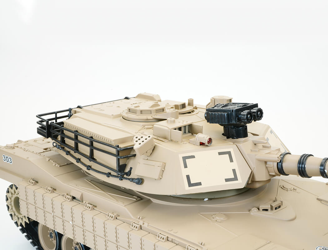 BROTHER TANK - RC RTR Tracked 1:18 USA M1A2 DESERT STORM (BB & WATER BOMB) w/Radio/Battery/Charger