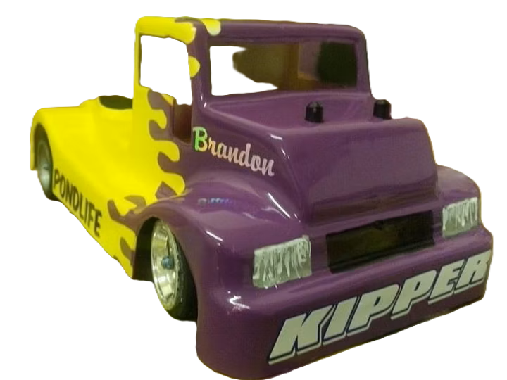 Kamtec Banger Body - BULLNOSE ARTIC LORRY - Fits 1/12 Car 205mm Wheelbase / 160mm Wide