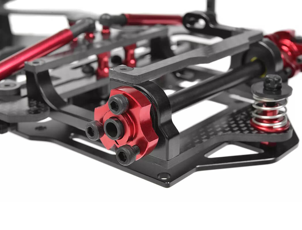 CORALLY - 1/12 SSX-125 7075 ALUMINIUM LMP / LMGT3 - CHASSIS KIT - C-00105-A