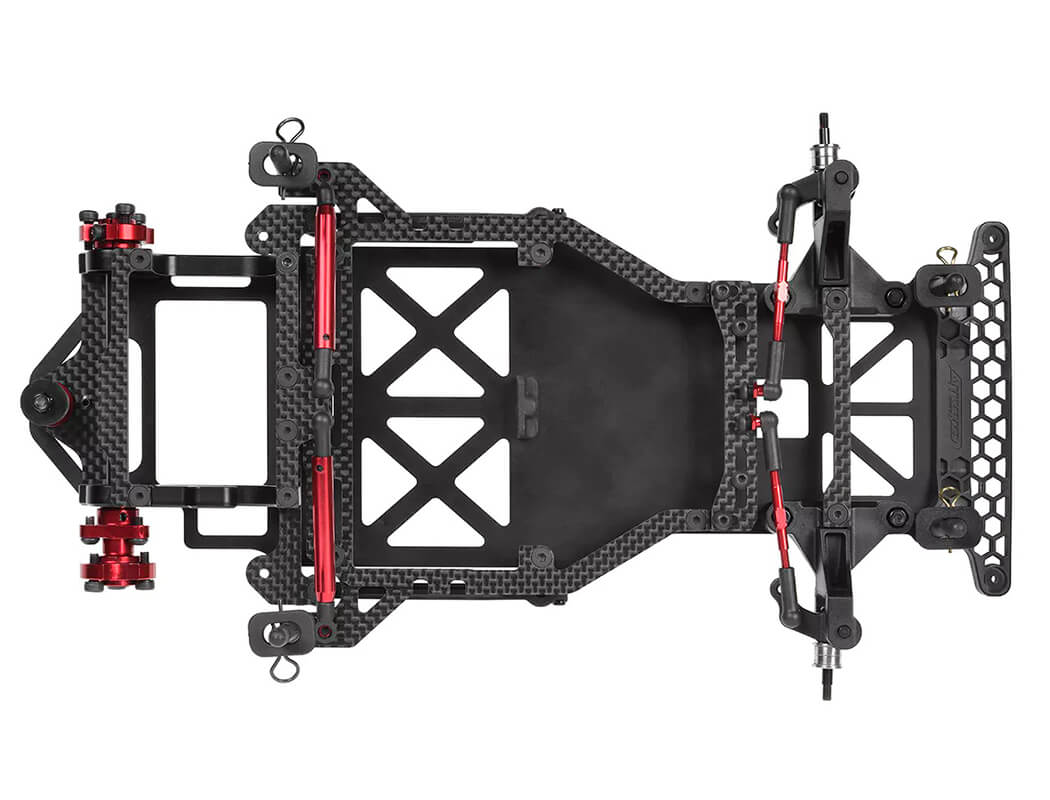 CORALLY - 1/12 SSX-125 7075 ALUMINIUM LMP / LMGT3 - CHASSIS KIT - C-00105-A