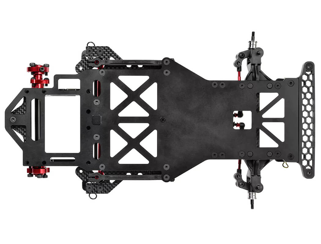 CORALLY - 1/12 SSX-125 7075 ALUMINIUM LMP / LMGT3 - CHASSIS KIT - C-00105-A