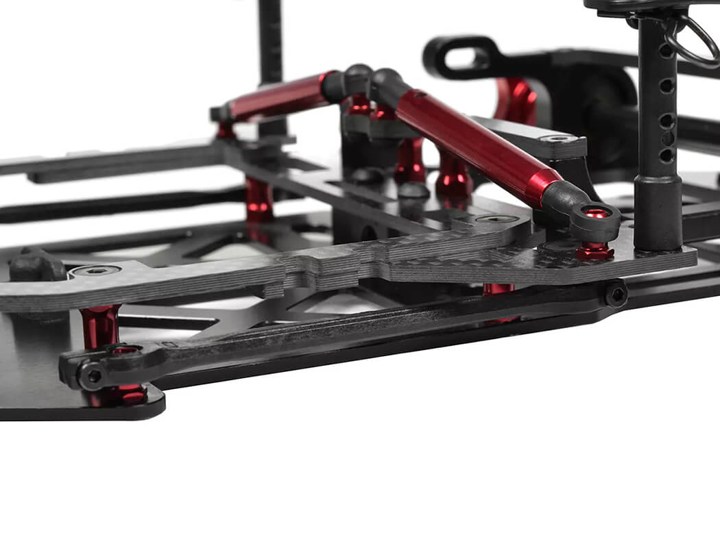 CORALLY - 1/12 SSX-125 7075 ALUMINIUM LMP / LMGT3 - CHASSIS KIT - C-00105-A