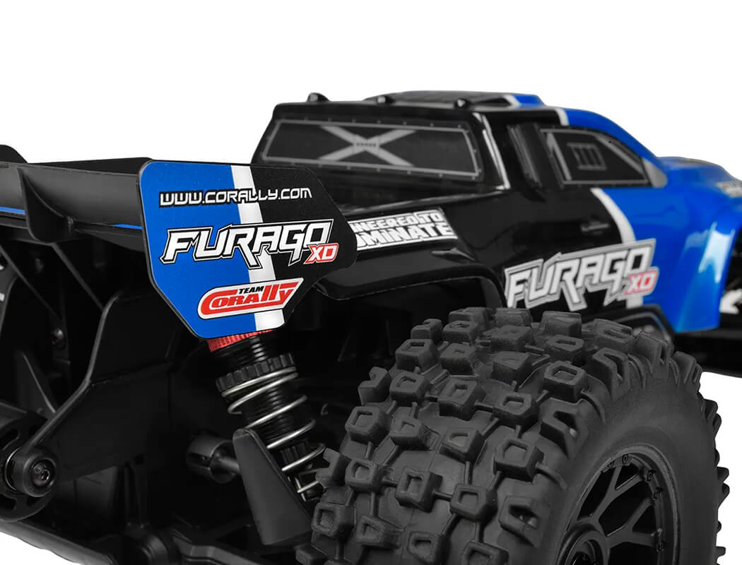 CORALLY - FURAGO RC XD RTR TRUCK - BLUE (Lipo Battery & Charger Included) C-00230-B