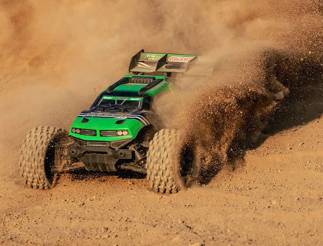 CORALLY - PUNISHER RC 1/12 XD RTR TRUCK - Brushed 2S - GREEN - (Lipo Battery & Charger Included) C-00231-G