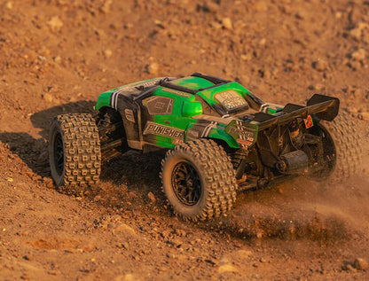 CORALLY - PUNISHER RC 1/12 XD RTR TRUCK - Brushed 2S - GREEN - (Lipo Battery & Charger Included) C-00231-G