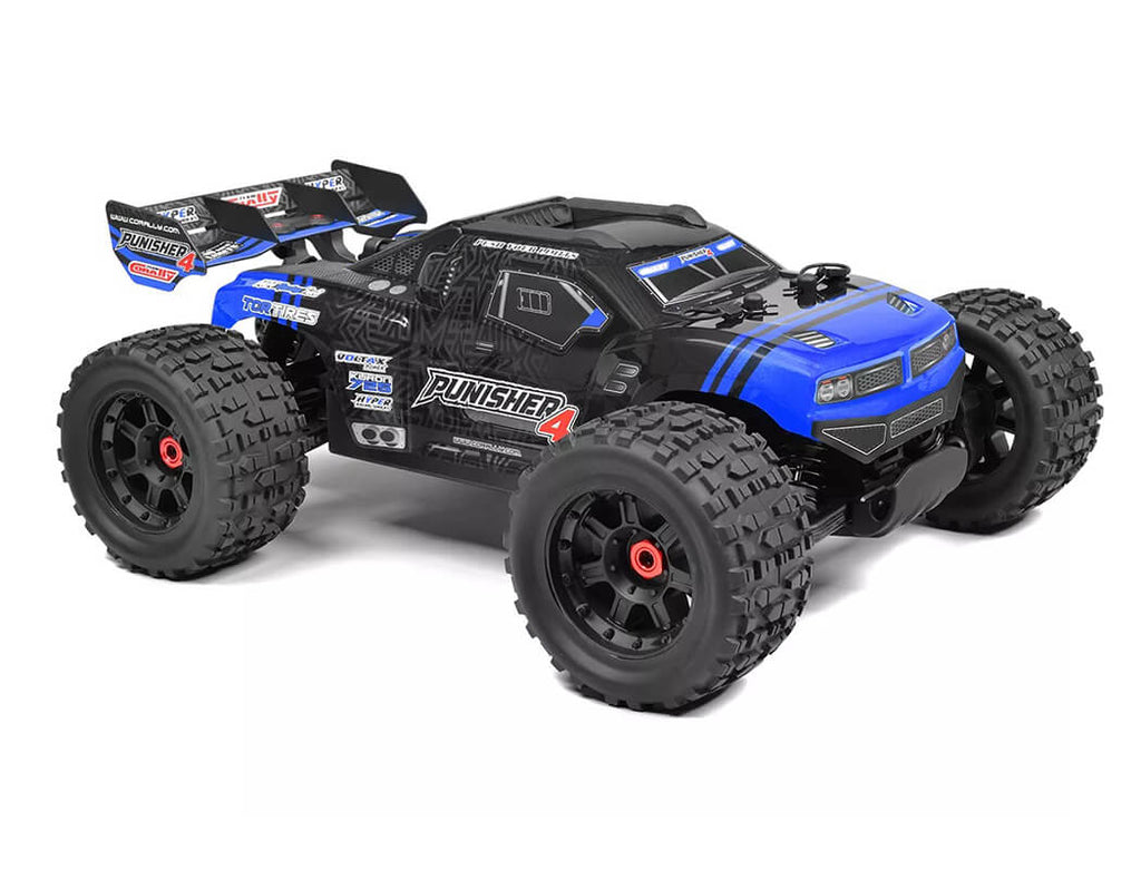 CORALLY - PUNISHER 4 BRUSHLESS 4S BASHER TRUCK RTR - BLUE - C-00292-B