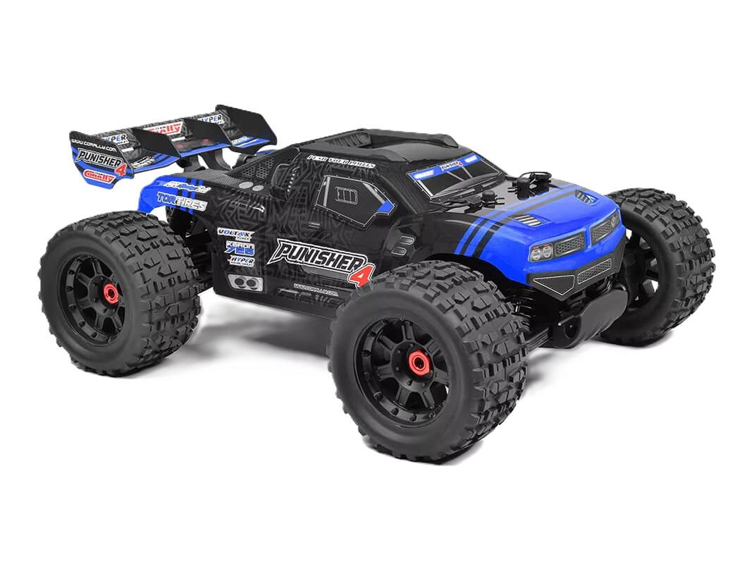 CORALLY - PUNISHER 4 BRUSHLESS 4S BASHER TRUCK RTR - BLUE - C-00292-B