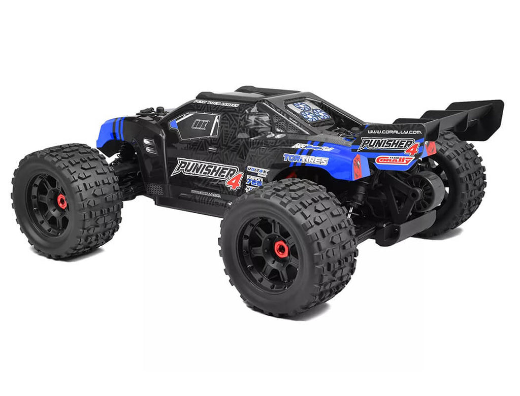 CORALLY - PUNISHER 4 BRUSHLESS 4S BASHER TRUCK RTR - BLUE - C-00292-B